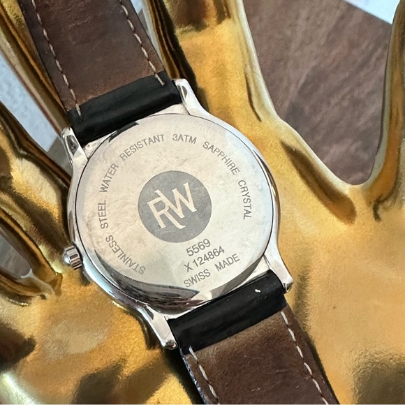 Raymond Weil Toccata Black Dial Black Leather Men's Quartz Watch 5569 X 124864 - Picture 9 of 13